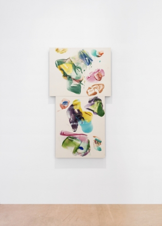 Kenjiro Okazaki , I find myself hoping he might not be there. Vishnu dreams, worlds take shape, evolve, dissolve in endless cycles. Yet equally hoping that he will be. He is there, swelling. Like a child born spontaneously from crevices..., 2024 , galerie frank elbaz