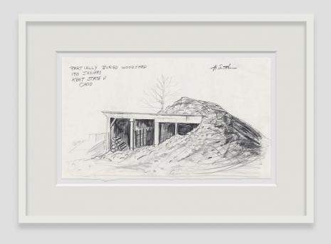 Robert Smithson , Partially Buried Woodshed, 1970 , Marian Goodman Gallery