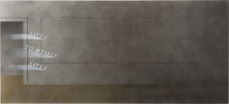 Ed Ruscha, Says I To Myself Says I, 2025 , Gagosian