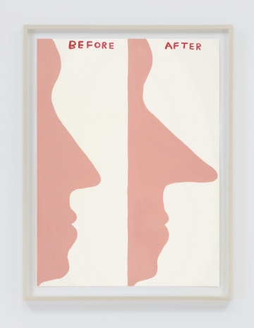 David Shrigley , Untitled (Before, After), 2020 , Anton Kern Gallery