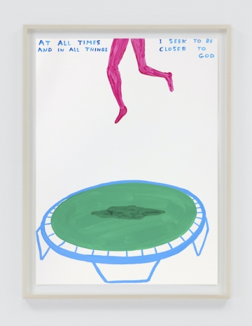 David Shrigley , Untitled (At All Times), 2025 , Anton Kern Gallery