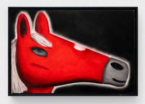 Andrew Sim , Portrait of a red horse, 2025 , Anton Kern Gallery
