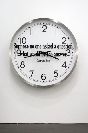 Joseph Kosuth , ’The Question (G.S.II)’, 2025 , Lia Rumma Gallery