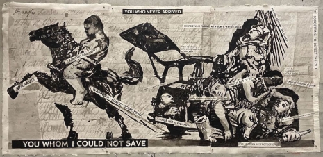 William Kentridge , I Ask This Stone, 2023, Lia Rumma Gallery