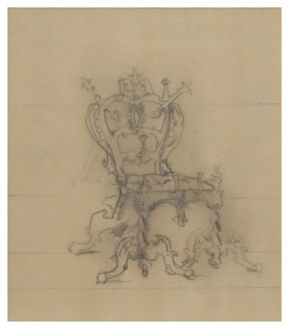 Nayland Blake, Untitled (Chair Drawing), 1989 , Matthew Marks Gallery