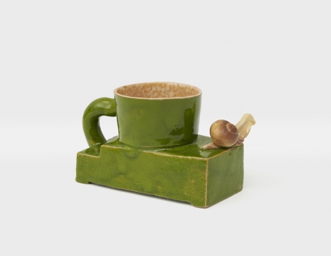 Ken Price, Green Snail Cup, 1967 , Matthew Marks Gallery