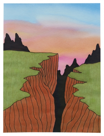 Ken Price, Split in the Lawn, 2007 , Matthew Marks Gallery