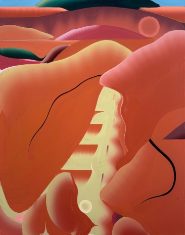 Idir Davaine, Sainte-Victoire - Nouvelle chronologie du soleil, crépuscule, 2025, Au Cube