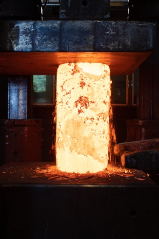 Wolfgang Tillmans, Stauchen eines Blocks auf einer Frei-formschmiedepresse, Dirostahl, Remscheid, a, 2024 , Regen Projects