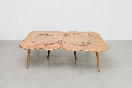 Claude Lalanne, Table basse Ginkgo, 2007, Galerie Mitterrand