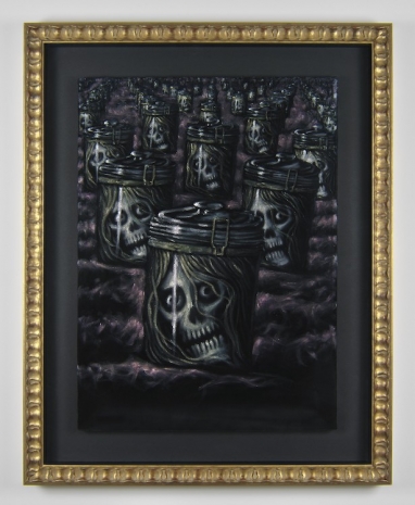 Jim Shaw, I was setting up a card table with a magnifying glass, 1997 , NO NAME