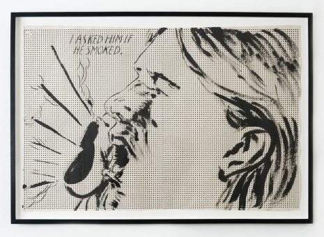 Raymond Pettibon , No Title (I asked him...), 2016 , NO NAME