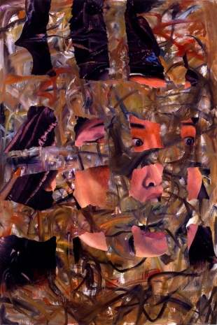 Jim Shaw , Untitled (Ripped up face painting), 2005 , NO NAME