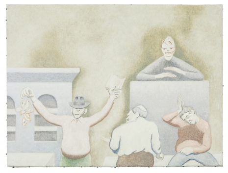 David Byrd, Man Receiving Bids, 2002 , Anton Kern Gallery