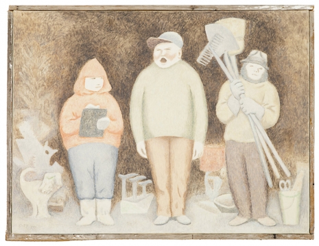 David Byrd, Auctioneer, Recorder and Assistant, 2000 , Anton Kern Gallery