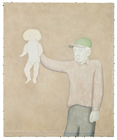 David Byrd, Man With Doll, 2009 , Anton Kern Gallery