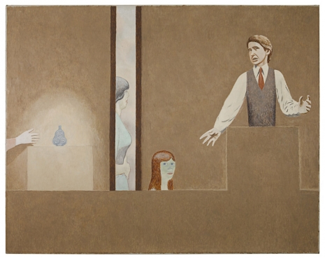 David Byrd, Scroll Flask and Hand, 1989 , Anton Kern Gallery