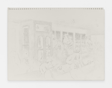 David Byrd, Sketchbook 1, p. 3R, n.d. , Anton Kern Gallery