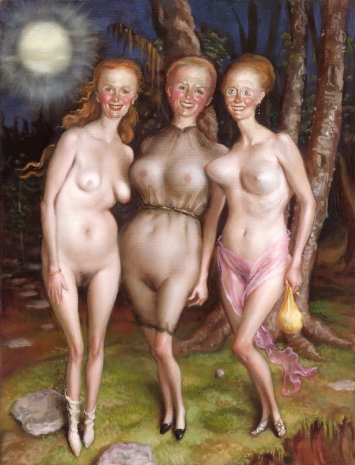John Currin , Supermoon, 2025 , Gagosian