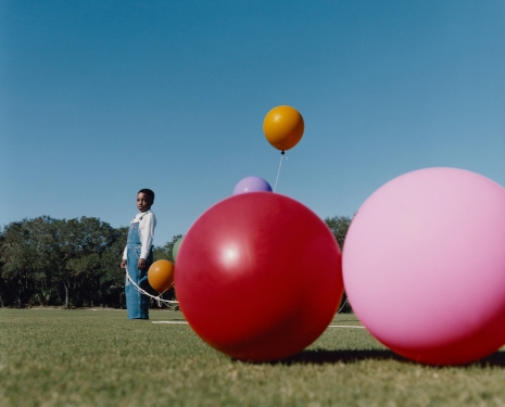 Tyler Mitchell , Red and Pink, 2024 , Gagosian