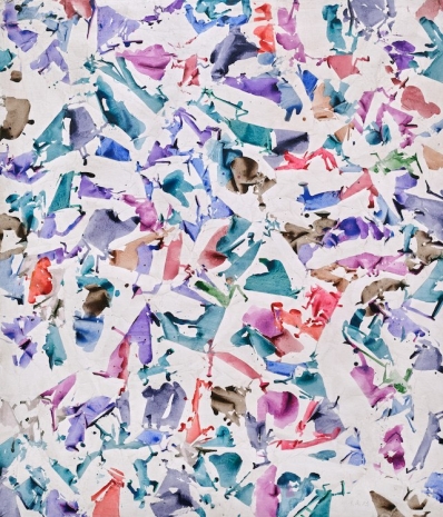 Simon Hantaï , Sans titre, 1983, Gagosian