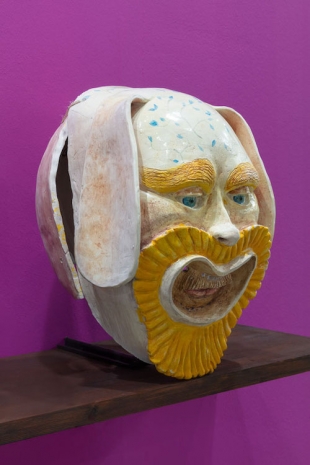 Wael Shawky , I Am Hymns of The New Temples: Pompeii Ceramic masks #08, 2023 , Lia Rumma Gallery