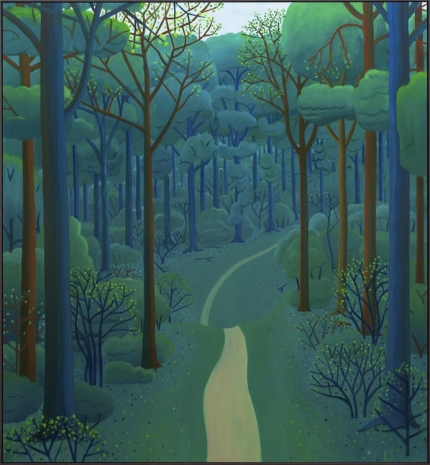 Ben Sledsens , Blue Forest Hill, 2025 , Tim Van Laere Gallery