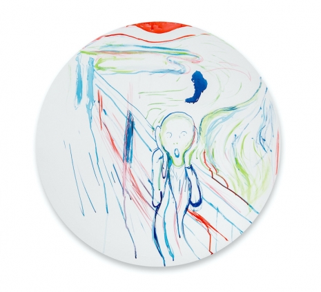 Elke Silvia Krystufek, Round Scream, 2025   , Galerie Bernd Kugler