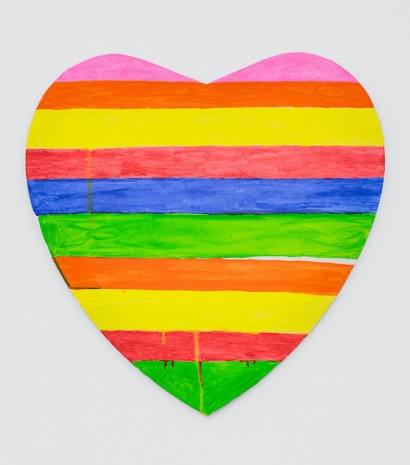 Elke Silvia Krystufek, Rainbowheart, 2024, Galerie Bernd Kugler