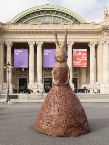 Leiko Ikemura , Usagi Greeting (440), 2025 , Lisson Gallery