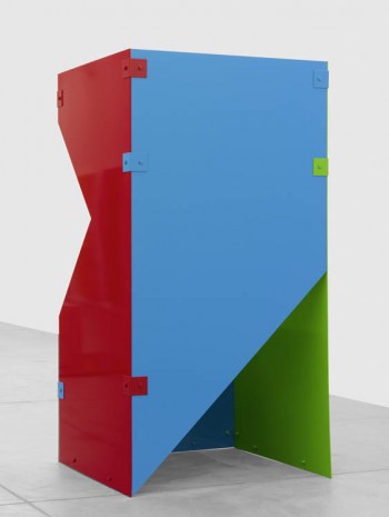 Sam Falls, Untitled (Cobalt, Red, Sky Blue, Teal 18), 2013, Galerie Eva Presenhuber