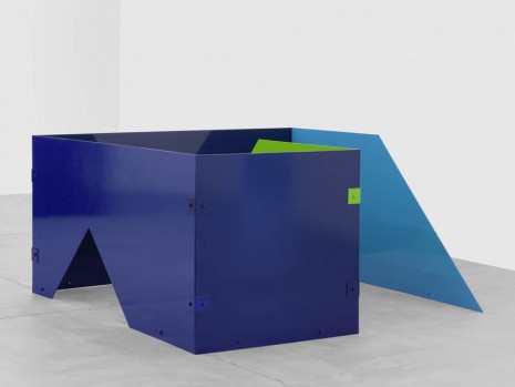 Sam Falls, Untitled (Cobalt, Purple, Sky Blue, Teal 13), 2013, Galerie Eva Presenhuber