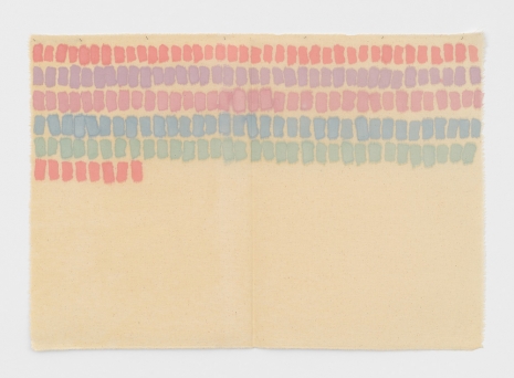 Giorgio Griffa, Segni orizzontali, 1975 , Casey Kaplan