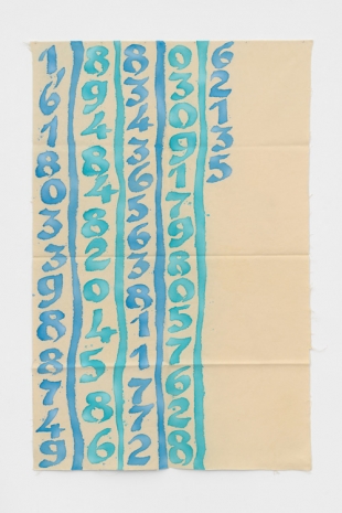 Giorgio Griffa, Canone aureo 135, 2015 , Casey Kaplan