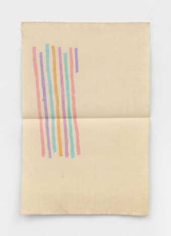 Giorgio Griffa, Quasi verticale, 1972 , Casey Kaplan