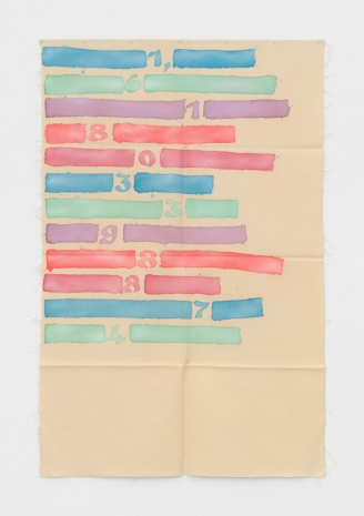 Giorgio Griffa, Canone aureo 874, 2015 , Casey Kaplan