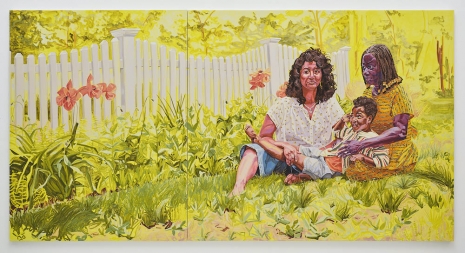 Jordan Casteel, Jazmine, Golden and LaToya, 2025, Casey Kaplan