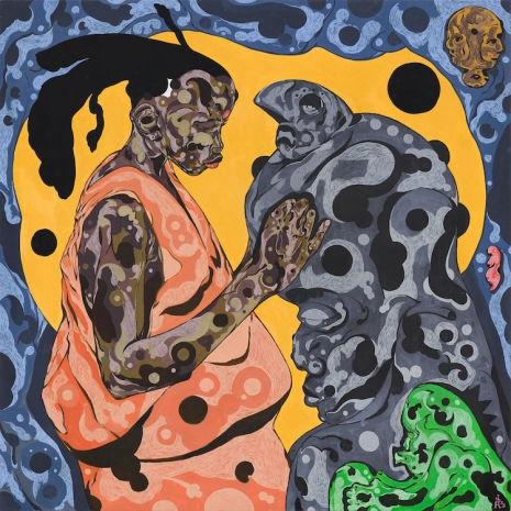 Richard Ayodeji Ikhide, Communion, 2025, Victoria Miro