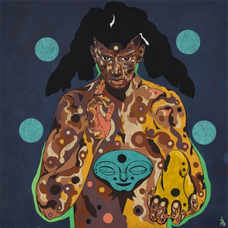 Richard Ayodeji Ikhide, Blessing, 2025, Victoria Miro