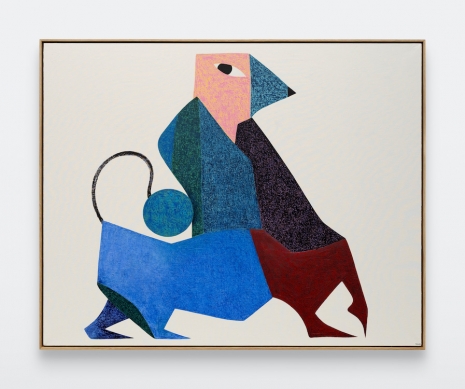 Clare Rojas , Stubborn Bull Lion, 2025 , Andrew Kreps Gallery