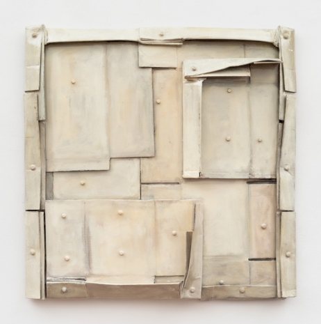 Machteld Rullens, Crushed Homage to the Square (Créme), 2025 , Andrew Kreps Gallery