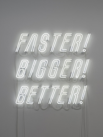 Sylvie Fleury, Faster! Bigger! Better!, 2022 , Sprüth Magers