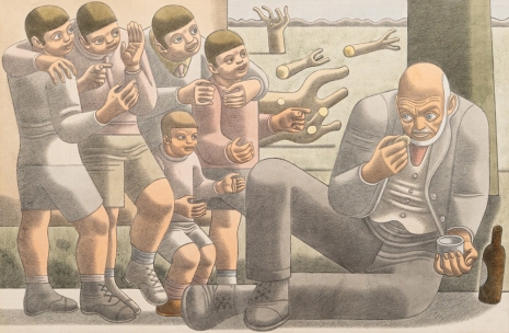 William Roberts R.A., The Tramp, c.1945 , The Mayor Gallery