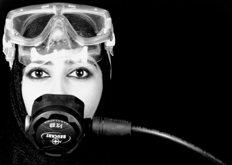 Manal AlDowayan, I Am a Scuba Diver, 2005, Sabrina Amrani