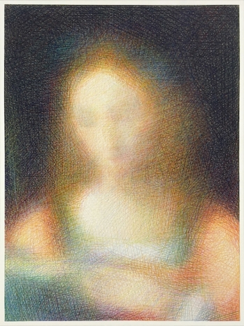 Slawomir Elsner, Saint with palm reading the scriptures (after Bernardino Luini), 2025 , Monica De Cardenas