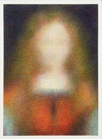 Slawomir Elsner, Portrait of a Milanese Woman Wearing a Floral Garland, 2025 , Monica De Cardenas