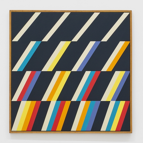 Anton Stankowski, Schräge Stäbe - Zahlen in Selbstdarstellung, 1980 , galerie frank elbaz