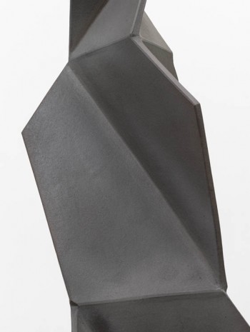 John Mason, Charcoal Figure (detail), 2002, David Kordansky Gallery