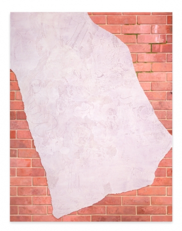 Monika Baer, Schweine Steine Scherben (skinning), 2025 , Greene Naftali