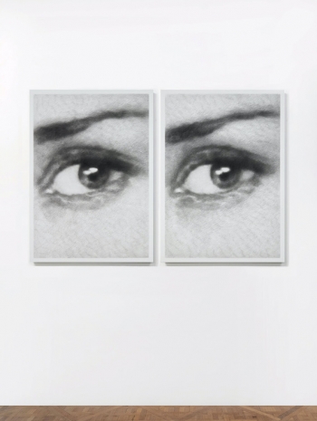 Valentin van der Meulen, Sans-titre Œil 7 Diptyque, 2024, Au Cube